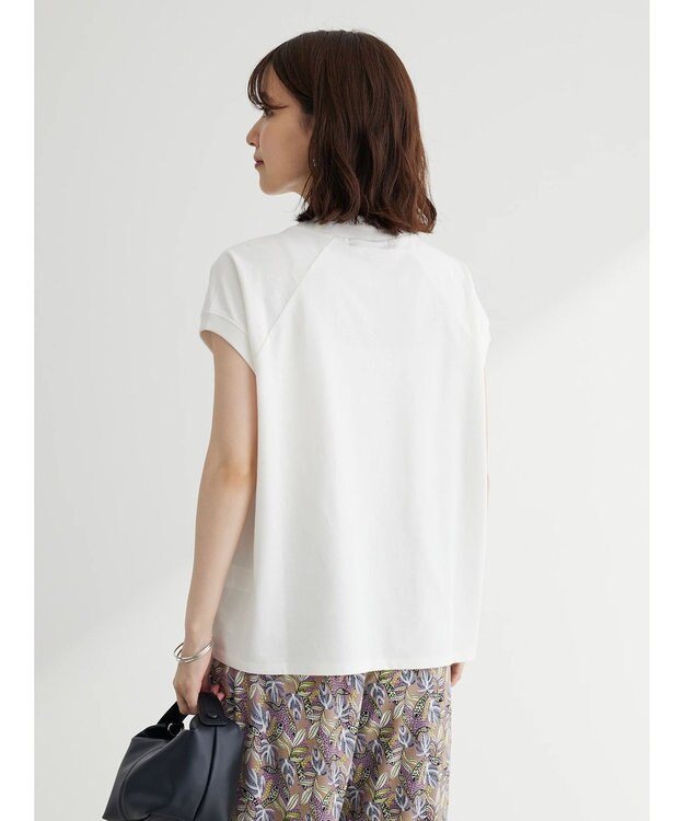 Green Parks ・ＳＵＧＡＲ　ＳＰＯＯＮ　ハイネックフレンチＴシャツ Off White