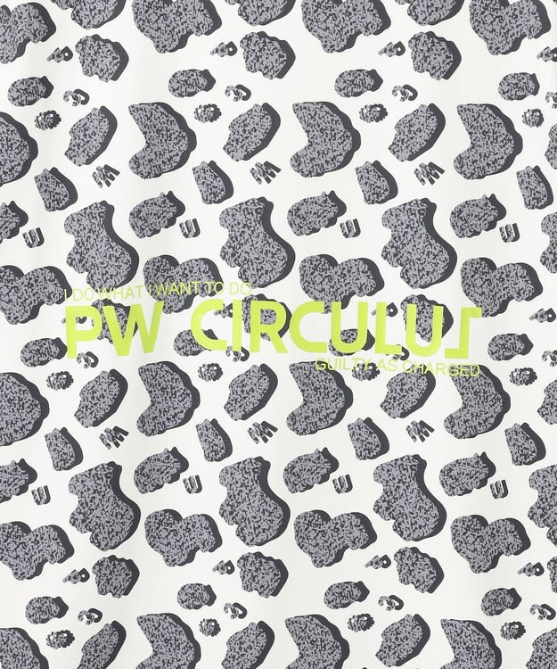 PW CIRCULUS 【UV遮蔽率99.5%  UVカット/速乾/ストレッチ】【MEN】アニマルドットポケットモックT ゴルフ ブラック系5