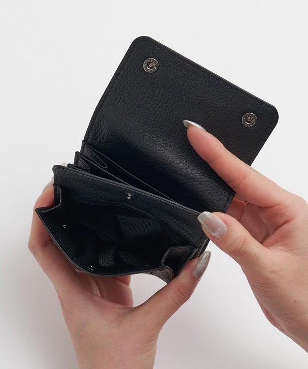 russet シンプルプラスカードケース(SO-443) Black