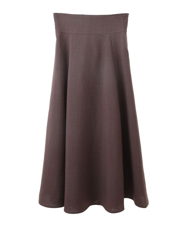 earth music&ecology バックレースアップスカート Brown