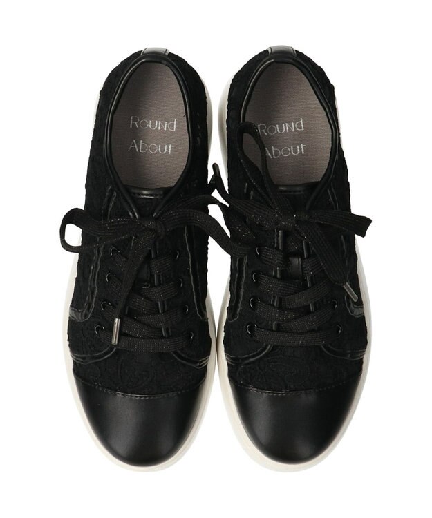 Bridget Birkin 【Round About】レーススニーカー ブラックコンビ