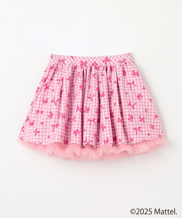 ANY KIDS 【Barbie(TM)】リバーシブルスカート ピンク