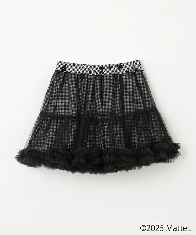 ANY KIDS 【Barbie(TM)】リバーシブルスカート ブラック