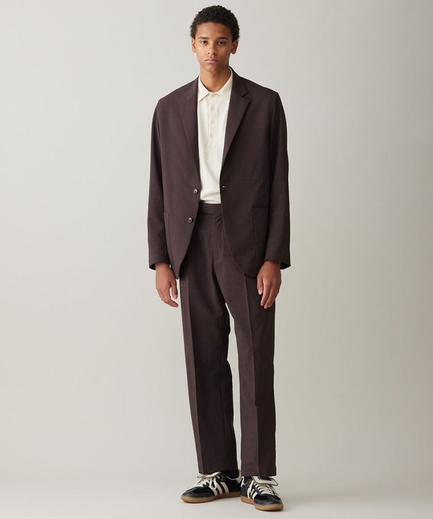 UNFILO MENS TENNEN TOUCH タックパンツ [24年春夏商品] ブラウン