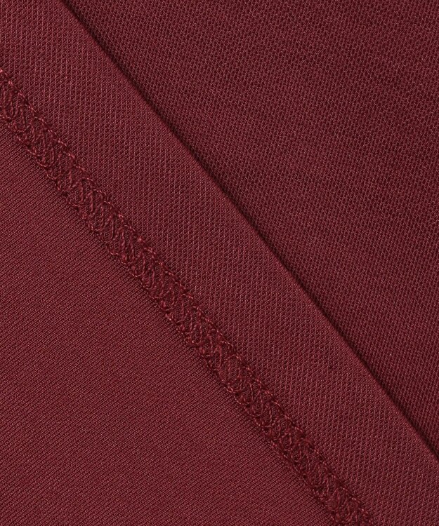 ANY SIS 【接触冷感・UVカット・洗える】ハイストレッチスムース2WAY ブラウス ボルドー