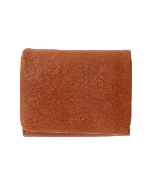 genten ゴートベーシック 二つ折り財布 チャ