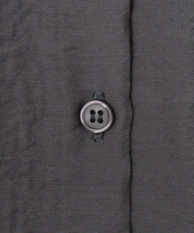 UNFILO ヴィンテージシアー ギャザーワンピース チャコール