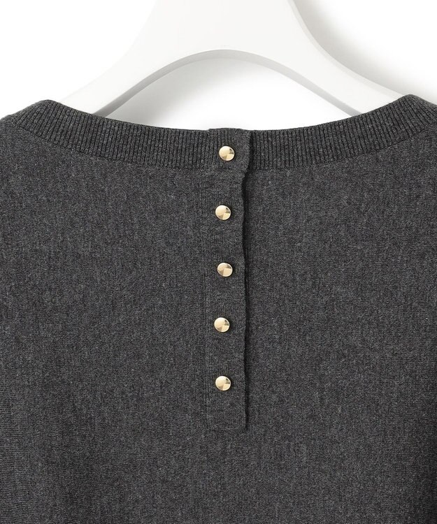 23区 【洗える/吊り干しOK】ヴィスコースストレッチ ドルマンスリーブ ニット グレー系