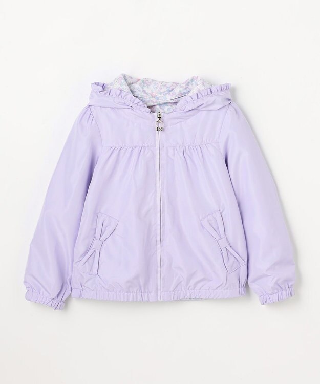 ANY KIDS 【フード取り外し/洗濯機可能】撥水加工リバーシブルゾン ラベンダー