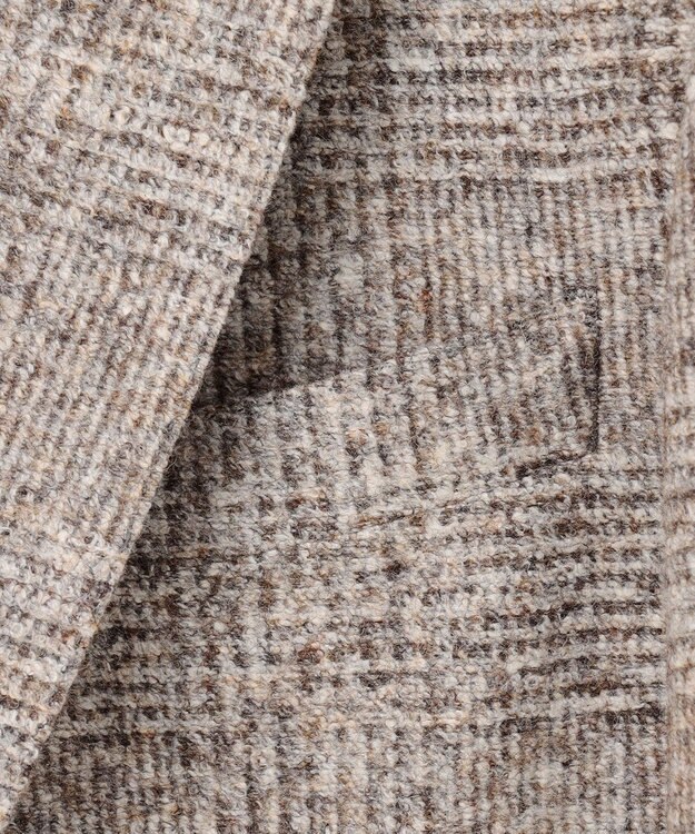 JOSEPH ABBOUD 【ストレッチ/イタリア素材/軽量】スライバーチェック ジャケット ベージュ系4