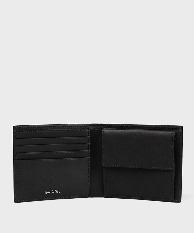 Paul Smith コーテッドキャンバス 2つ折り財布 ブラック