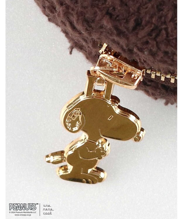 une nana cool 【スヌーピー】PEANUTS × une nana cool ドーナツポーチ SNOOPY BR