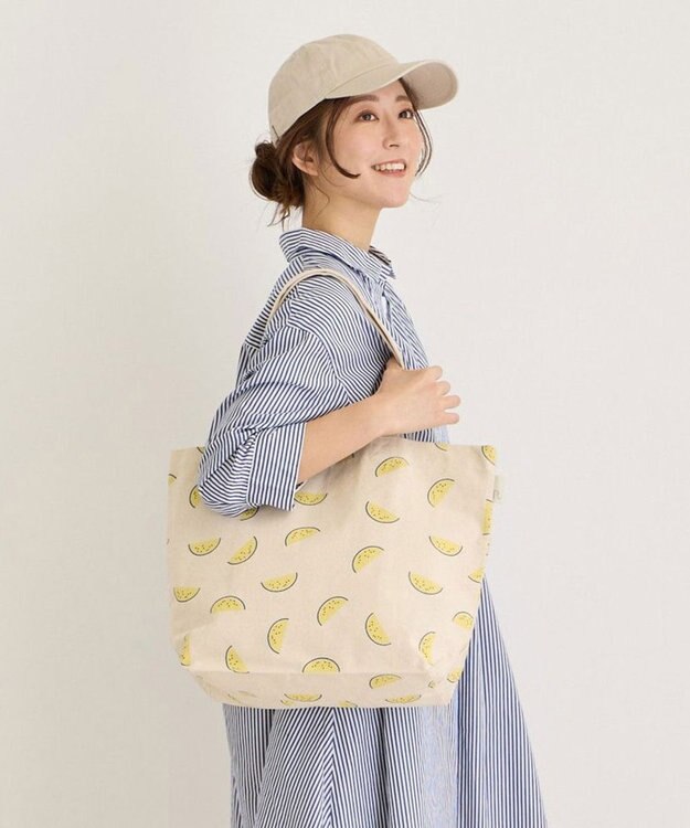 ROOTOTE 1100【A4サイズ収納】EU.ミディアム.キャンバス-A 01：クリーム