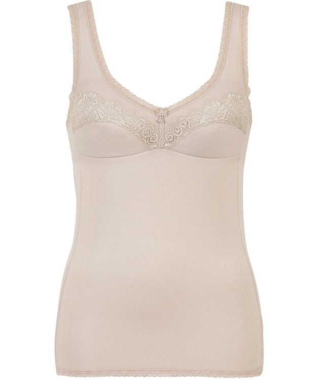 Wing カップ付きインナー 安定感のある自然なバストライン ノースリーブ NT7126 ウイング／ワコール ブラウン