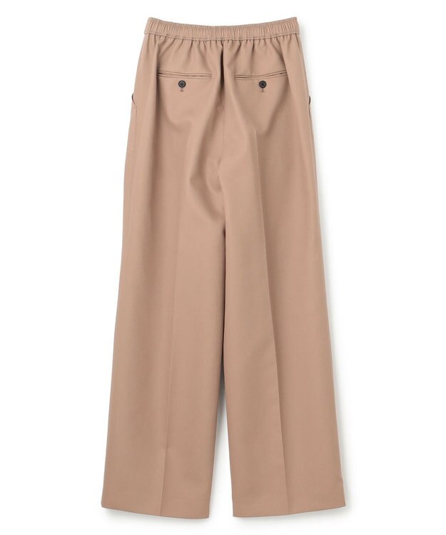 JOSEPH 【洗える】ボイルコットン　ワイドトラウザーズ Frozen Mocha