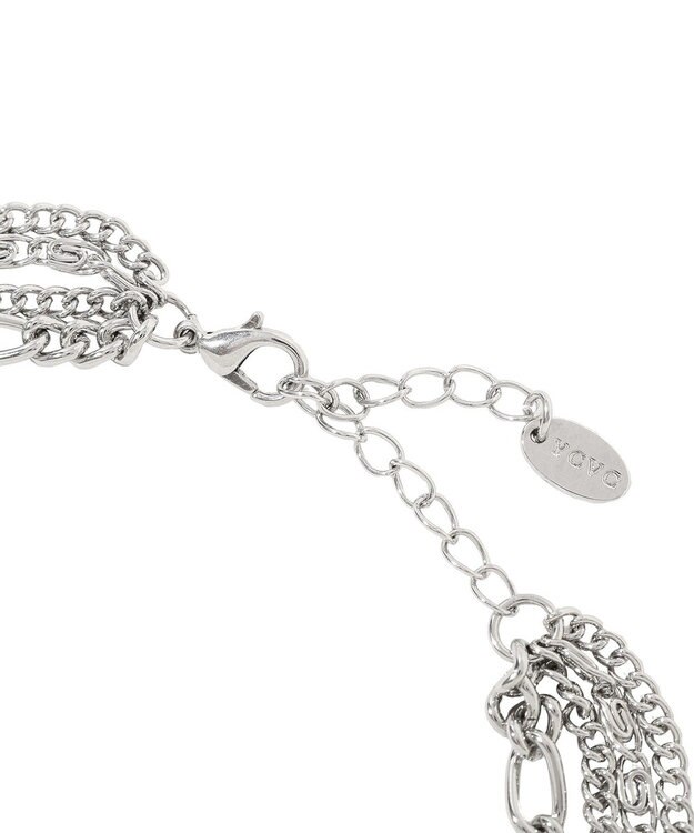 YECCA VECCA モチーフ4連ネックレス Silver