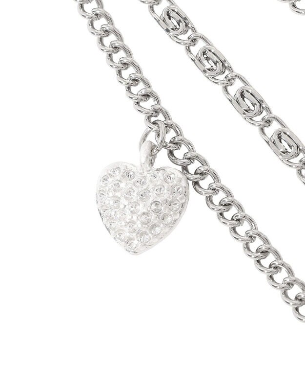 YECCA VECCA モチーフ4連ネックレス Silver