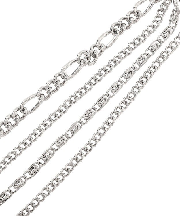 YECCA VECCA モチーフ4連ネックレス Silver