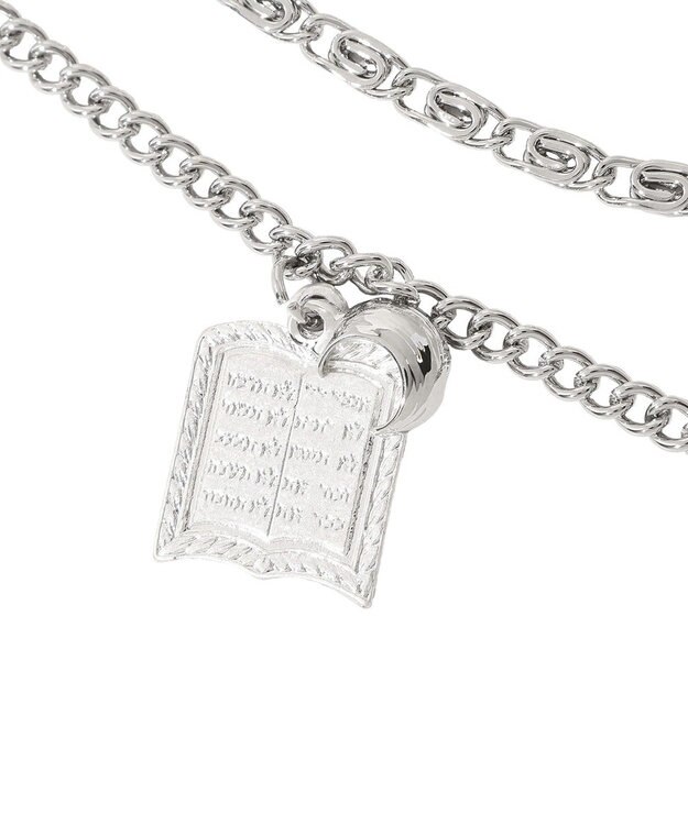 YECCA VECCA モチーフ4連ネックレス Silver