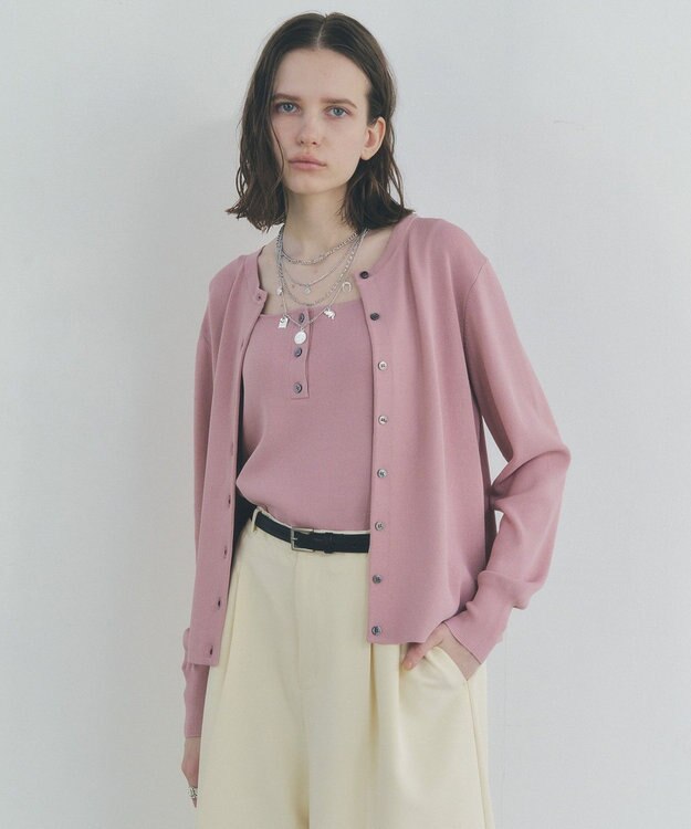 YECCA VECCA モチーフ4連ネックレス Silver