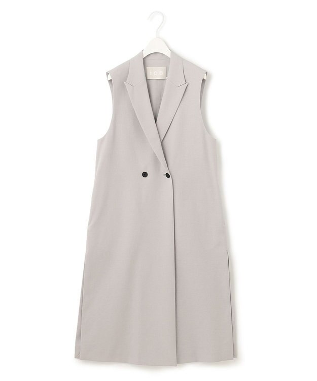 ICB 【セットアップ対応・洗える】 LooseWeave ロングジレ トープ系