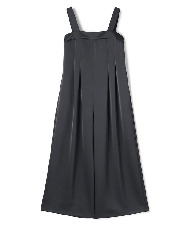 uncrave シャイニーダブルサテン オールインワン スレート