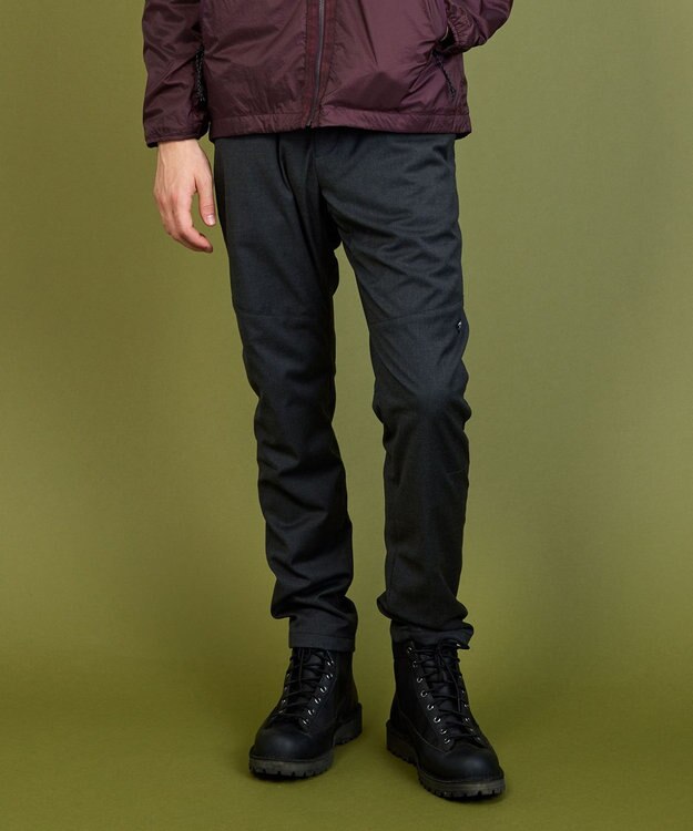 JOSEPH ABBOUD MOUNTAIN 【ストレッチ/撥水/起毛裏地/男女兼用】ウーリーウォームレイヤー クライミング パンツ グレー系