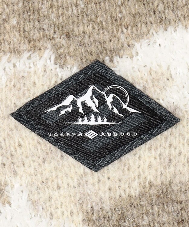 JOSEPH ABBOUD MOUNTAIN 【UNISEX】ラムウール×モールカモフラ フルZIPニット アイボリー系7