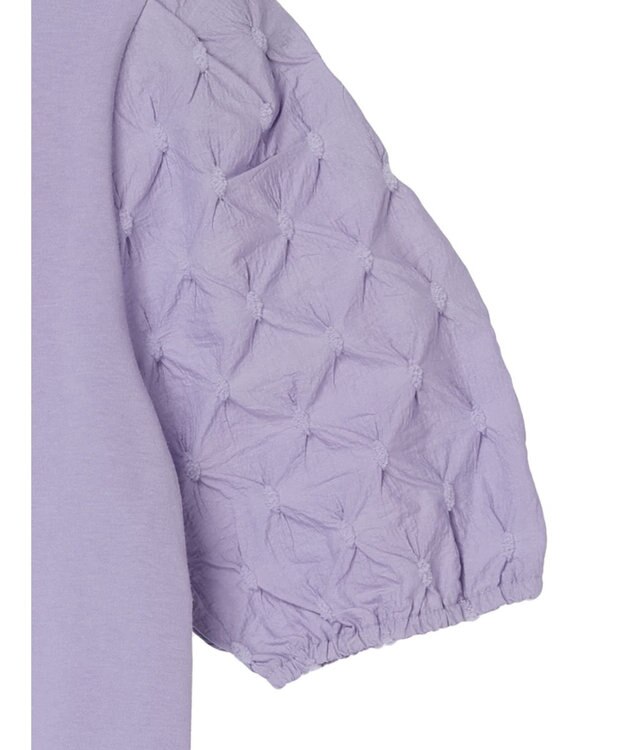 Green Parks ・ＳＵＧＡＲ　ＳＰＯＯＮ　フハクドットスリーブＴＥＥ Lavender