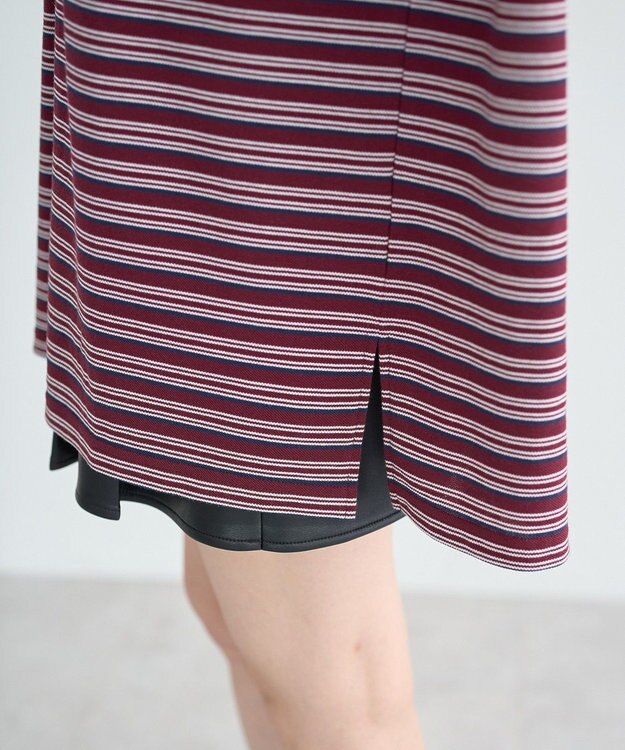earth music&ecology ラガーポロシャツ Bordeaux