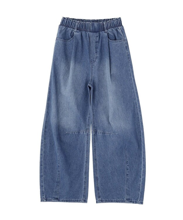 Green Parks ウエストタックコクーンデニムパンツ Indigo