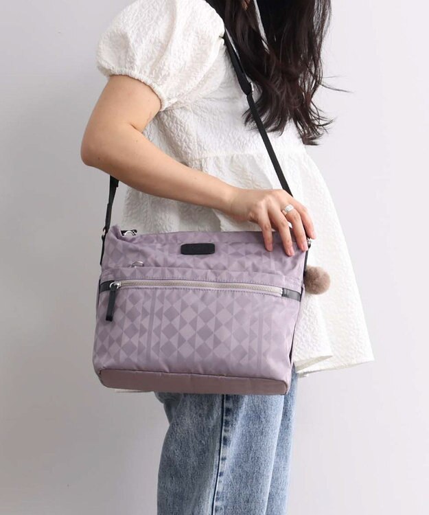 ACE BAGS & LUGGAGE Kanana project カナナモノグラム3rd ショルダーバッグ 11912 カナナ プロジェクト ラベンダー