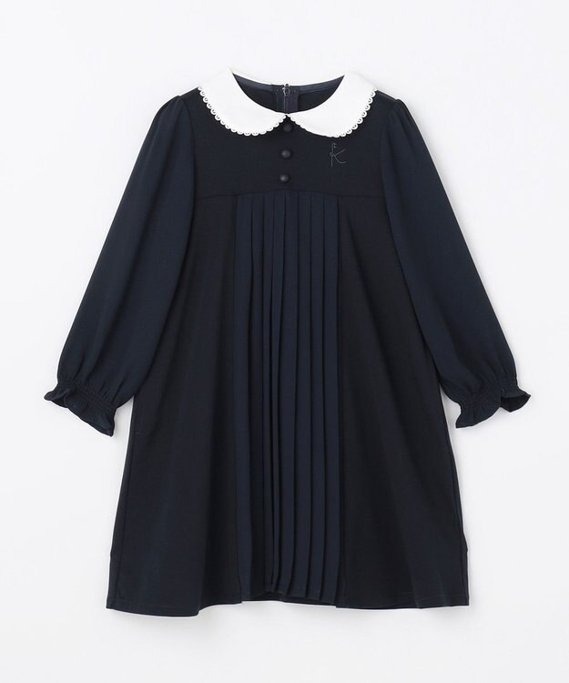 組曲 KIDS 【110-140㎝】ノーブルネイビー ワンピース ネイビー