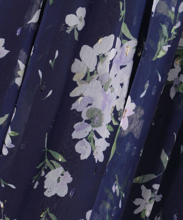 TOCCA 【洗える】MIMOSA IMPRESSION スカート ネイビー系