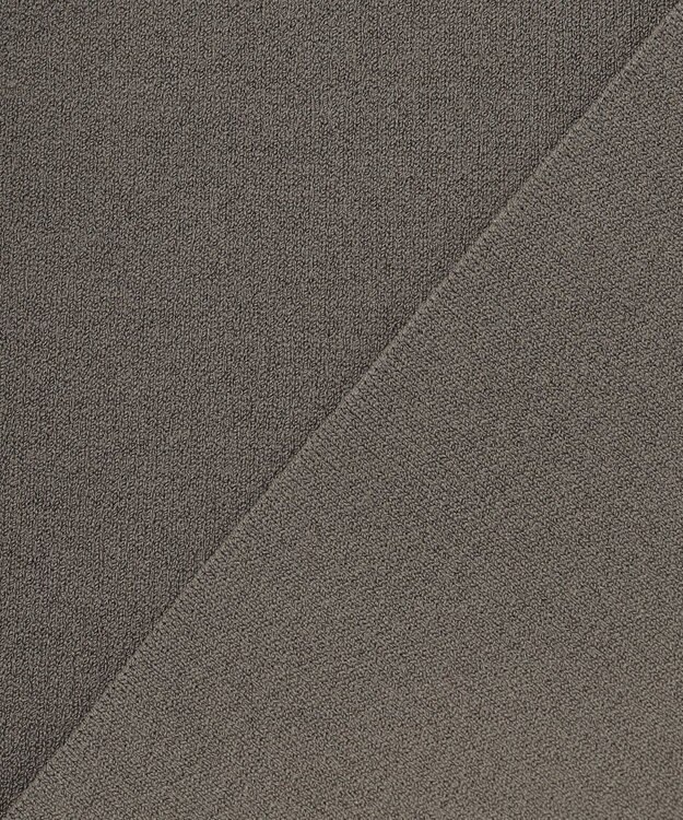 uncrave 【洗える】スムースニット スウェット風プルオーバー（uncrave WHITE） カーキグレー