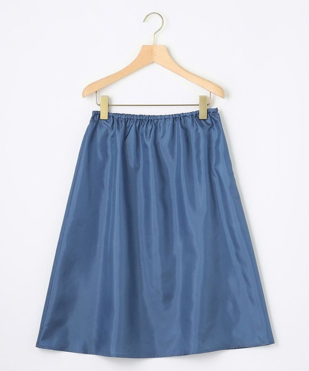 組曲 【WEB限定カラーあり】ボリュームスリーブシャツワンピース 【WEB限定】ブルー×ストライプ系9