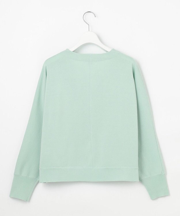 J.PRESS LADIES L 【洗える】Cotton Acetate ドルマンスリーブ カーディガン ミント系