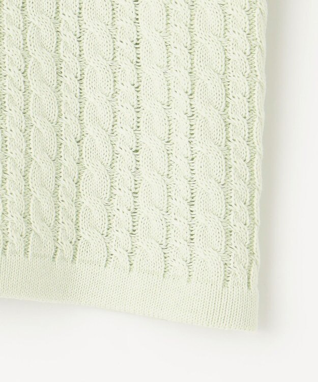 組曲 【WEB限定】CHAI ケーブルニットカーディガン ライムグリーン系