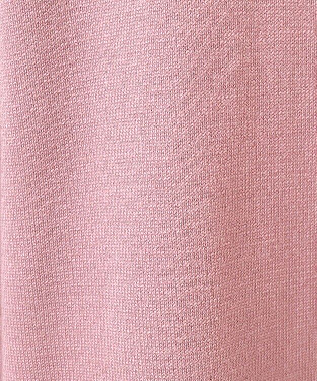 earth music&ecology ＵＶカット加工クルーネックニットカーディガン Pink