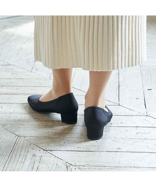 Riz raffinee <Riz raffinee>【強撥水】ブラックフォーマルパンプス ブラックキジ