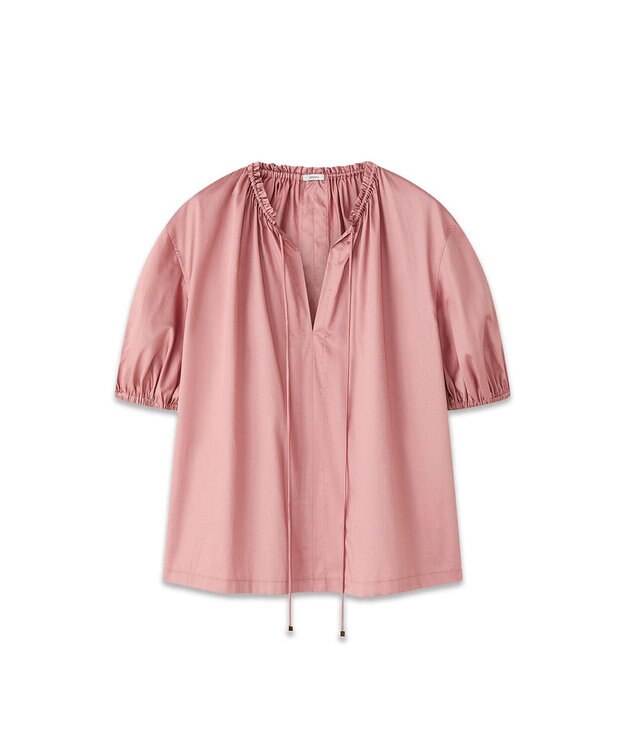 JOSEPH コットンサティーンブラウス　NADOR Musk