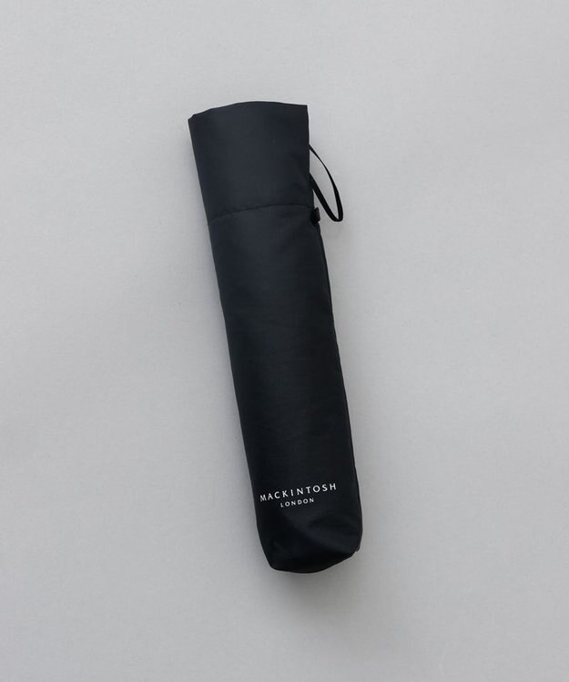 AURORA 【MACKINTOSH LONDON（マッキントッシュ ロンドン）】無地雨傘（折りたたみ傘） ブラック