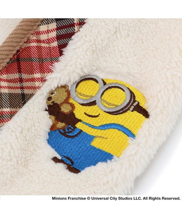 PET PARADISE ミニオン  ボブ＆ティム  背中開きベスト 小型犬 ベージュ