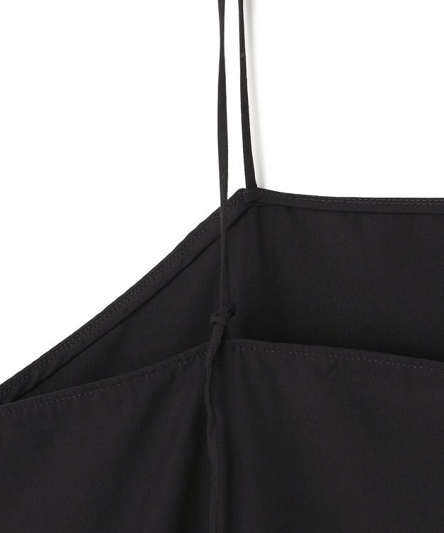 UNFILO レースヘム キャミソール ブラック