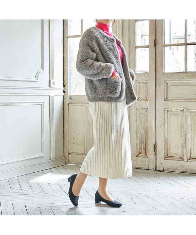 Riz raffinee <Riz raffinee>【強撥水】ブラックフォーマルパンプス ブラックキジ