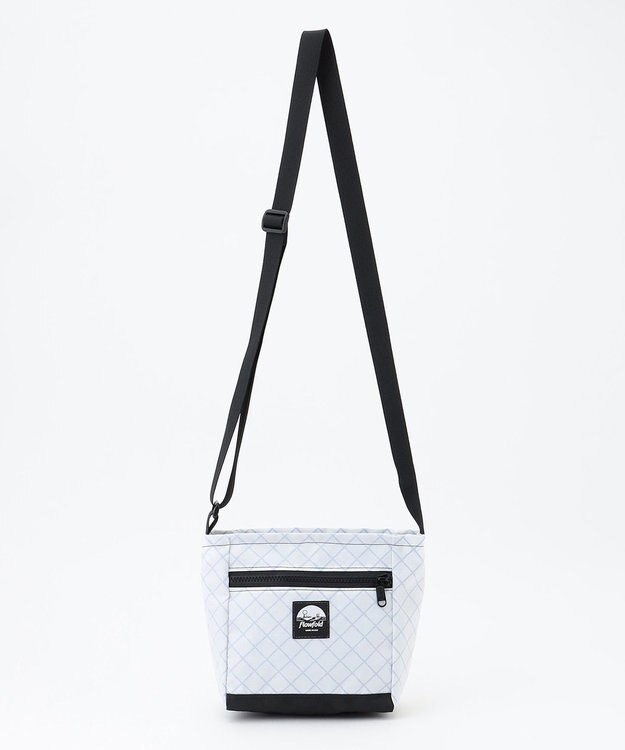 JOSEPH ABBOUD MOUNTAIN 【リサイクル素材・ハンドメイド生産】flowfold - Odyssey Crossebody 3L ショルダーバッグ ホワイト系