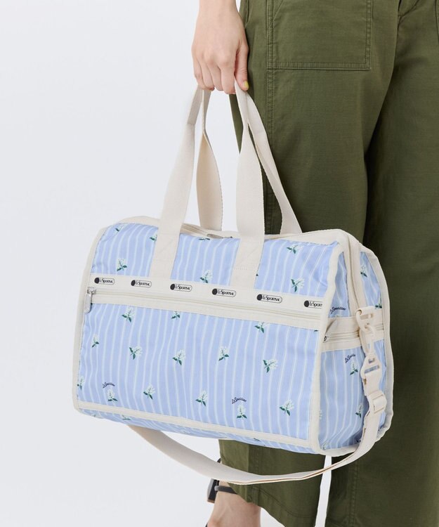 LeSportsac DELUXE MED WEEKENDER/ジャスミンストライプ ジャスミンストライプ
