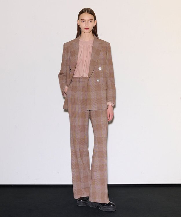 JOSEPH ウールクレープ　ジャケット Mahogany