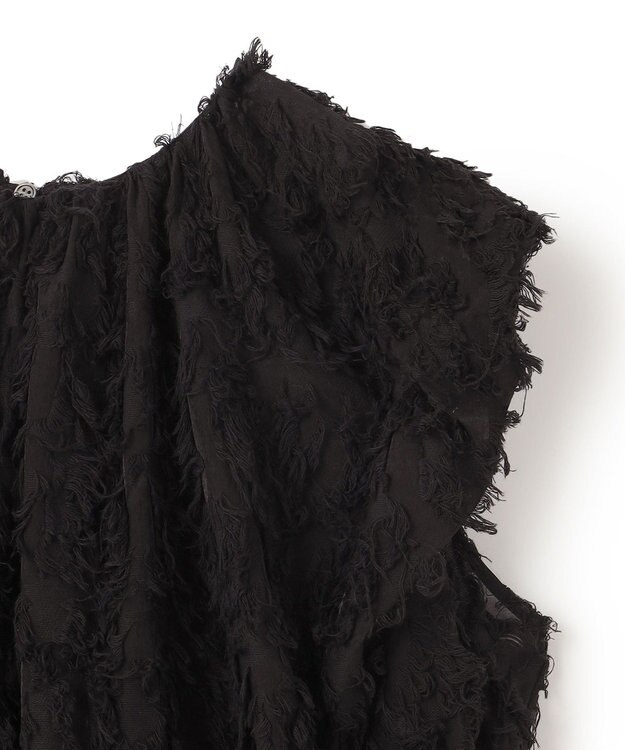 BEIGE， FRANCETTE / ジャガードトップス Black