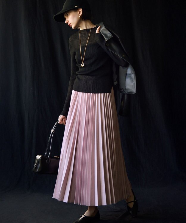 23区 【見上愛さん着用】フェルト キャップ ブラック系